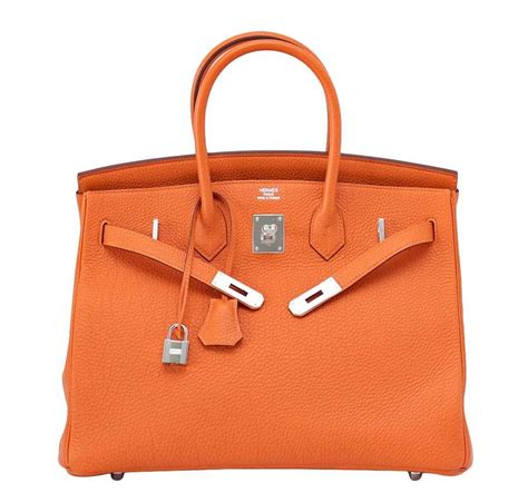 hermes birkin bag 35 togo orange women's handbag - standard|hermes birkin 25 price 2020.